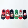 thumbnail image 4 of Yuanlong Socks 6 Pairs Christmas For Women And Men Cartoon Ear Design Low Cut Socks Daily Holiday Hosiery Cute Ankle Socks, 4 of 9