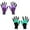 Green and Purple, variant on Claw Gardening Gloves for Planting, Garden Glove Claws for Women