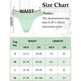 thumbnail image 6 of Ausing Lace Thongs for Women T Back Stretch Breathable Panties Low Rise No Show Underwear Green L, 6 of 6