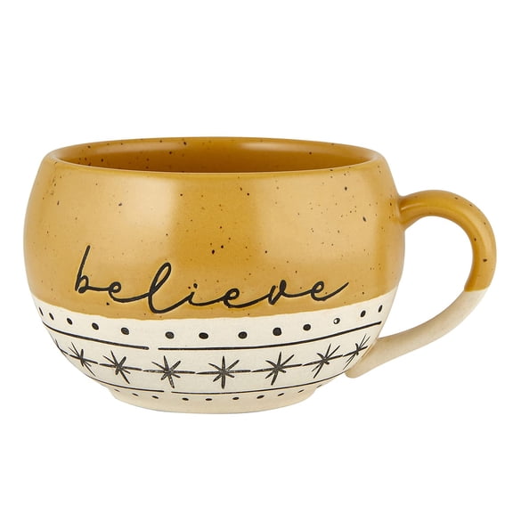 Believe Stoneware Mug