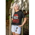 thumbnail image 3 of Massachusetts Funny Boston Accent MA Plus Size Crewneck Graphic Tee Shirt Brisco Brands 2X, 3 of 5