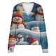 thumbnail image 5 of Puntoco Chaqueta Informal Con Botones Y Estampado Navideño Para Mujer, 5 of 5