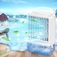 thumbnail image 2 of Rewenti Mini Humidifying Air Cooler Desktop Household Portable Silent Air Conditioning Fan, 2 of 5