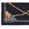 thumbnail image 4 of Rugsotic Carpets Hand Tufted Wool Eco-Friendly 2'6''x8' Area Rugs Runner Black Oriental High Pile Thick Handmade Anti Skid Indoor Rug for Living Room, Bedroom K00653, 4 of 6