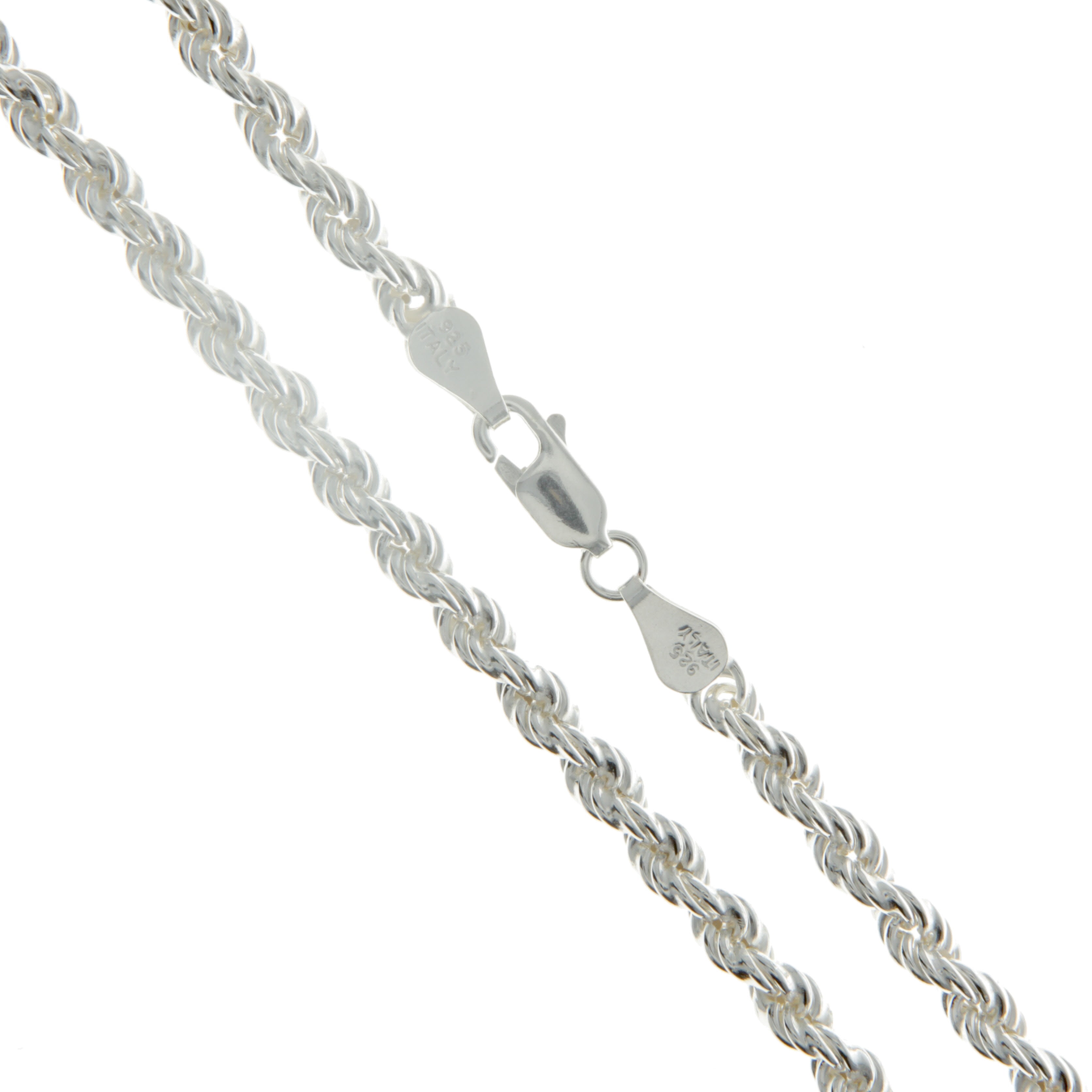 Sterling Silver Hollow Spiral Rope 