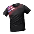 thumbnail image 3 of FRSASU Men's Activewear Sport Tee Shirt Quick Dry Athletic Running Gym Workout Golf Tennis Top Tee Red, 3 of 5