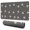 Cute Pug Puppies, variant on Long Mouse Pads for Desk,Dachshund Desk Mats on Top Of Desks, Desk Mouse Pad Extra Large with 3mm Non-Slip Base and Stitched Edge for Gaming,Office,Work,Home 31.5"x11.8"