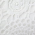 thumbnail image 5 of Sakmal Lace Tank Tops Women White Crew Neck Slim Fitted Shirts Beach Vacation Solid Tank Tops for Women L, 5 of 6