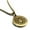 Gold, variant on Stainless Steel Mythical Medusa Head Round Medallion Pendant Necklace