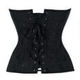 thumbnail image 4 of LELINTA Women's Waist Trainer Cincher Body Shaper Overbust Corset Black Lace Size S-6XL, 4 of 7