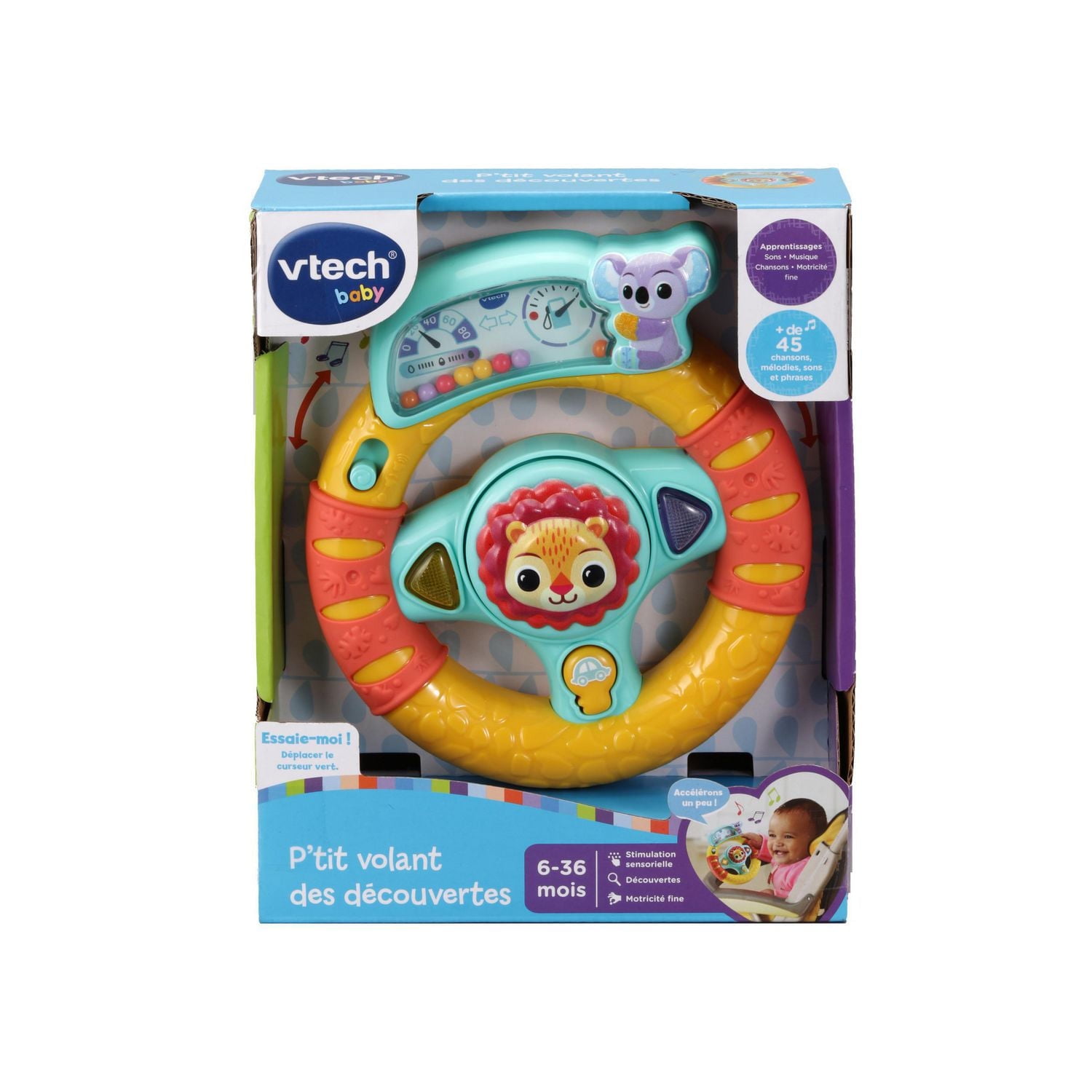 VTech Grip & Go Steering Wheel - French Version