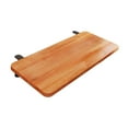 thumbnail image 4 of Tablero de extensión de escritorio Bandeja para teclado Soporte resistente y plegable Organizador de estación de trabajo Marrón, 4 of 9