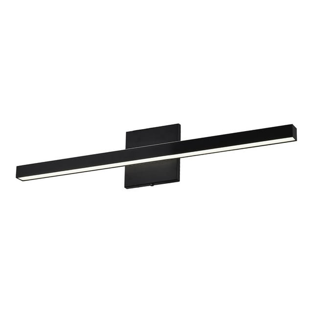 Dainolite Arandel 1-Light 18W Modern Metal Vanity Light in Matte Black