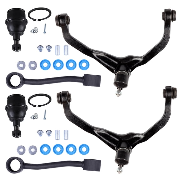 ECCPP Control Arm Kit 2007 2008 2009 2010 2011 For Dodge Nitro 2008 2009 2010 2011 2012 For Jeep Liberty - Lower Ball Joints Front Sway Bar End Links Upper Control Arms