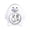 White, variant on CoreLiving Penguin Shape Digital Alarm Clock with Perpetual Calendar and Temperature Display, Small Desk Clock for Heavy Sleepers and Teens, White, 1 Pack
