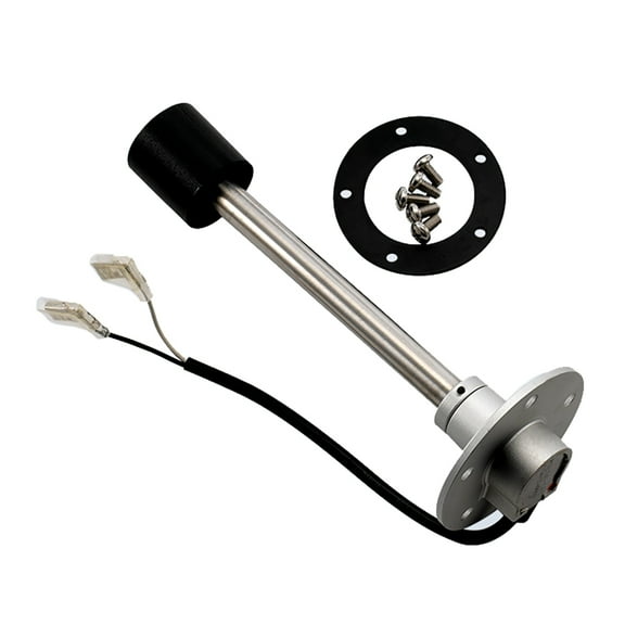 18" Silver and Black Reed Switch Fuel Sender 450mm 240-33 Ohm