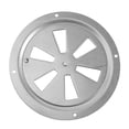 thumbnail image 5 of 2X Round Air Louver Vent & Side Knob Opening Grille Cover Marine Boat RV 316 Stainless Steel Ventilation Louvered Vent, 5 of 7