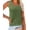 Army Green, variant on Zeagoo Womens Summer Crochet Sleeveless Sweater Vest Round Neck Hollow Out Knit Tank Tops Casual Loose Cami Tops