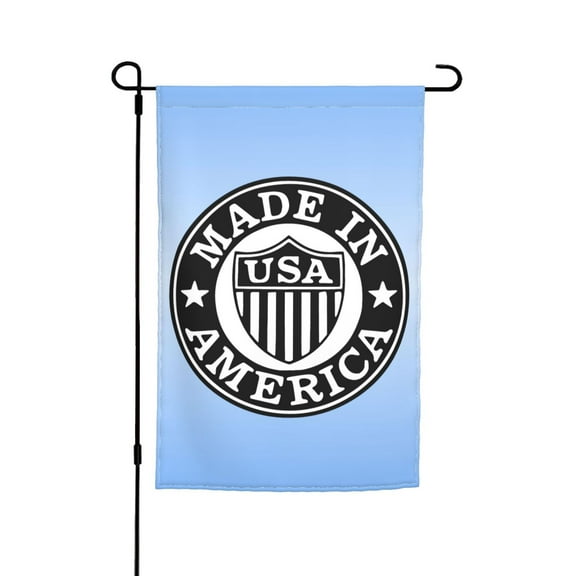 Usa Made In America Double Garden Flags 12x18 Inch Suitable For Courtyard Lawn Holiday Home Outdoor Decoration Flag