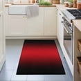 thumbnail image 3 of Entryway Rug 2'x3', Black Red Ombre Kitchen Runner Rugs Non-Slip Carpet Mats, Modern Art Abstract Aesthetics Bedside Rugs Runners Washable Floor Carpet for Bathroom Laundry Room, 3 of 8