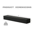 thumbnail image 2 of CozyNook 48'' Solid Wood Fireplace Mantel Western Red Cedar Wall-Mounted & Floating Shelf for Home Decor, 2 of 5
