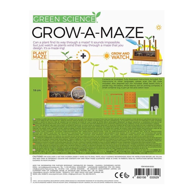 4M: Green Science - Grow-A-Maze - DIY Mini Plant Growth Lab