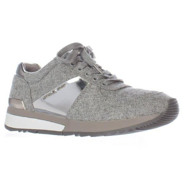 fantoom stap Afscheid Womens MICHAEL Michael Kors Allie Trainer Sneakers - Pearl Grey/Silver -  Walmart.com