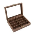 thumbnail image 1 of lionlar Boîte de Rangement pour Lunettes pour Femmes Hommes Cadeau Idéal Maison 8 Compartiments, 1 of 9