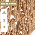 thumbnail image 2 of SHISUYAN Straw Rope Woven Lampshade Grass Rope Rustic Ceiling Lamp Cover for Replacement Size S, 2 of 8