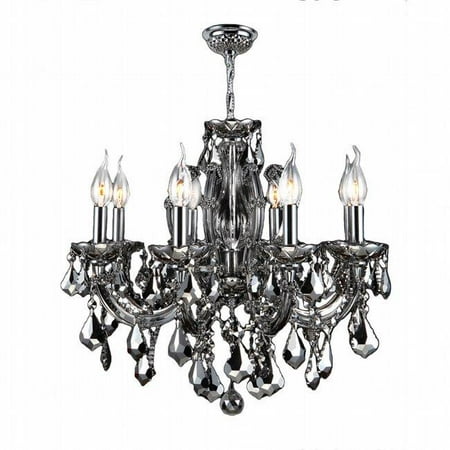 Catherine Collection 6 Light Chrome Finish With Crystal Catherine Collection 6 Light Chrome Finish With Crystal Chandelier