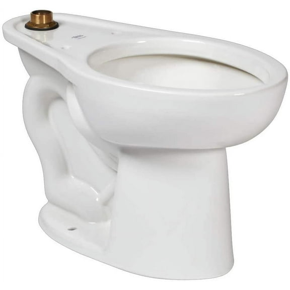 Toilet Bowl, 1.1/1.6 gpf, Flush Valve, Floor Mount, Elongated, White