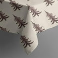 thumbnail image 5 of Brown Christmas Tree Pattern Square Tablecloth,Waterproof Square Table Cover,Wipeable Spillproof Washable Table Cover for Home Kitchen Party Decor 42"X42"(107x107cm), 5 of 6