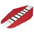 thumbnail image 1 of compatible with SDG 95999KWR 6-Rib Gripper Seat Cover - Black Ribs/White Top/Red Sides, 1 of 1