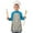 Cartoon Construction Vehicles-3, variant on Cartoon Construction Vehicles Signs Blue Pattern Kids Aprons for Girls and Boys,Adjustable Neck Strap Toddler Aprons for Kids Cooking Baking