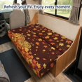 thumbnail image 4 of POLERO Autumn Stretch 2 Piece RV Jackknife Sofa Cover, Washable Furniture Protector Compatible with Travel Trailers, Motorhomes and Campers, 4 of 6