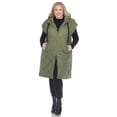 thumbnail image 2 of White Mark Gilet Long à Capuche pour Femmes, 2 of 7
