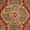 Red, variant on Unique Loom Sahand Collection Area Rug - Arsaces (2' x 3' 1" Rectangle Tan/Light Blue)