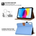thumbnail image 4 of Dteck for ipad 10th Gen 10.9" 2022 Case, Slim Lightweight Shockproof PU Leather Folio Flip Stand Case with Card Slots Auto Wake Sleep Smart Cover for iPad 10th Generation,Blue, 4 of 7