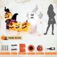 thumbnail image 4 of Costway 7.5 FT Long Halloween Inflatable Decor Spooky Ghost and Pumpkin w/Lights, 4 of 10