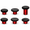 Red, variant on Replacement Thumbsticks for Xbox Elite 2 Controller, 6 in 1 Swap Magnetic Joysticks for Xbox Elite Series 2 Core(Model 1797)