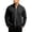 Black, variant on TOUMENY Men Zip Sweater Casual Full Zip Up Stand Collar Long Sleeve Solid Knit Pullover Jacket Loose Fit Fall Winter Fashion Basic Outerwear Black L