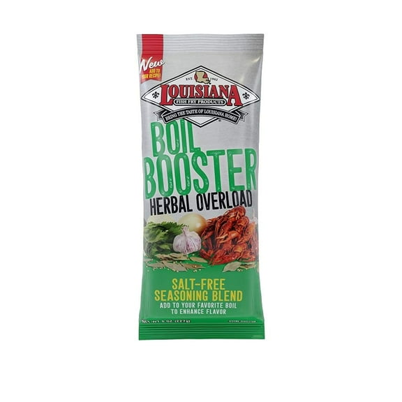 Louisiana Fish Fry, Herbal YPF5 Overload Boil Booster, 8 oz (Pack of 1)