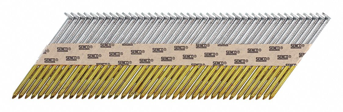 Senco 2 3/8" X.113 Framing Nails Plastic Strip Hot Dipped Galvanized 1000 Pack 