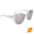thumbnail image 3 of Del Sol Solize Color-Changing Sunglasses For Women - Summer of Love - Changes Color from Clear to Blue in the Sun - Polarized Pro, Mirrored Lens, 100% UVA/UVB Protection, 3 of 3