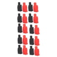 thumbnail image 1 of FAGINEY Top Post Flexible Battery Terminal Cover,10 Set Flexible Battery Terminal Cover Top Post Style Car Rubber Protective Sleeve Red Black,Car Battery Terminal Cover, 1 of 8