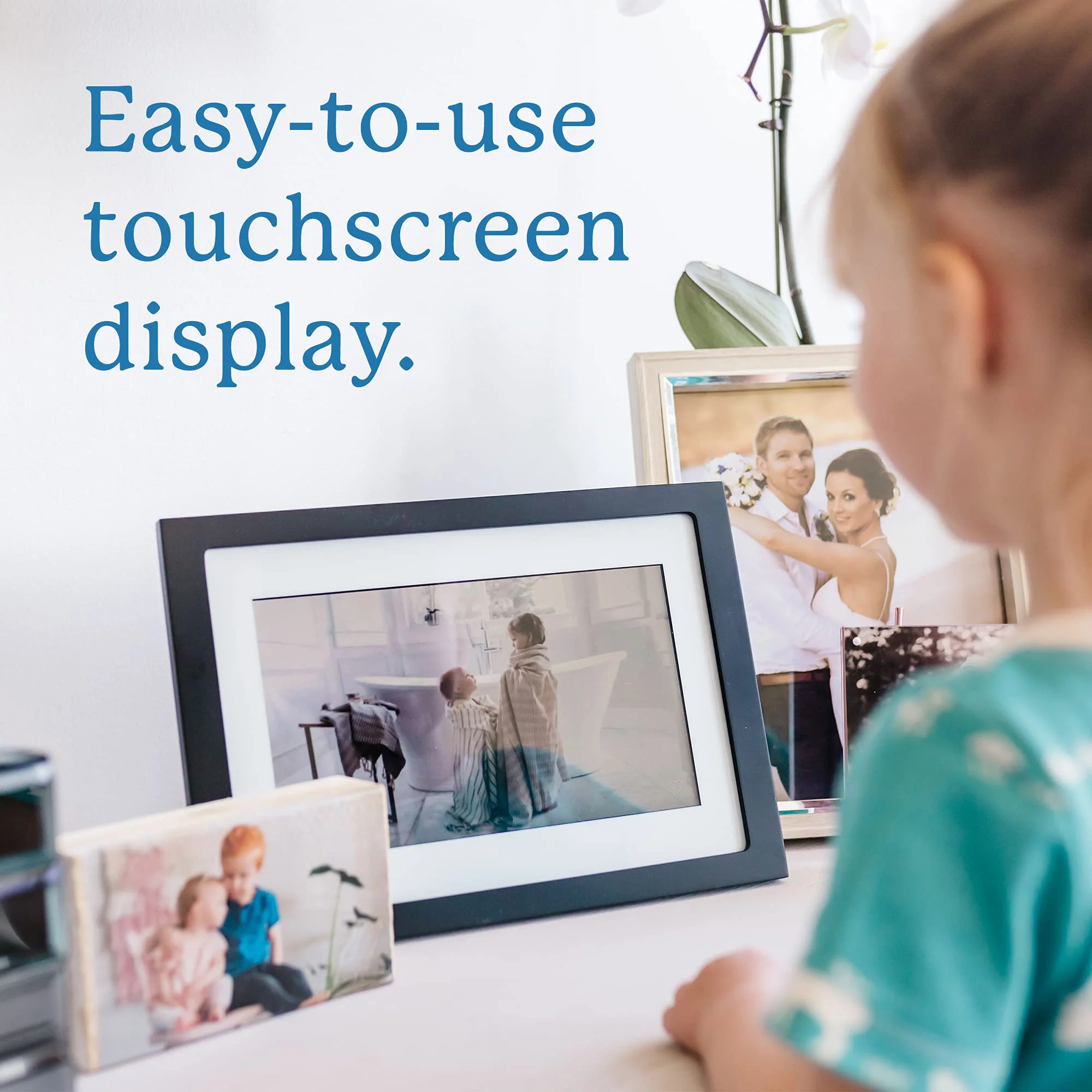 Skylight Frame: 10-inch Wifi Digital Picture Frame, Email Photos from Anywhere, Touch Screen Display - image 5 of 7