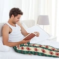 thumbnail image 5 of Sikiie Christmas Snowflakes Plaid Pajama Pants Men, PJ Bottoms, Sleep & Lounge Pants-XX-Large, 5 of 6
