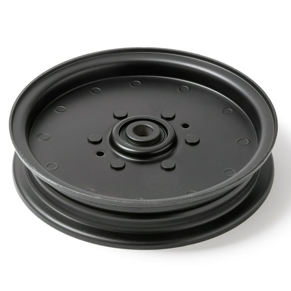 Terre Products Flat Idler Pulley, 6 Inch Flat Diameter, Compatible with Ferris, Simplicity, Snapper, Replacement for 5021976, 5102831, 5103800, 5103800YP, 5600184, 5600184SM