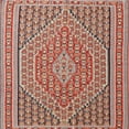 thumbnail image 1 of Ahgly Company Machine Washable Indoor Square Traditional Fire Brick Red Area Rugs, 5' Square, 1 of 7
