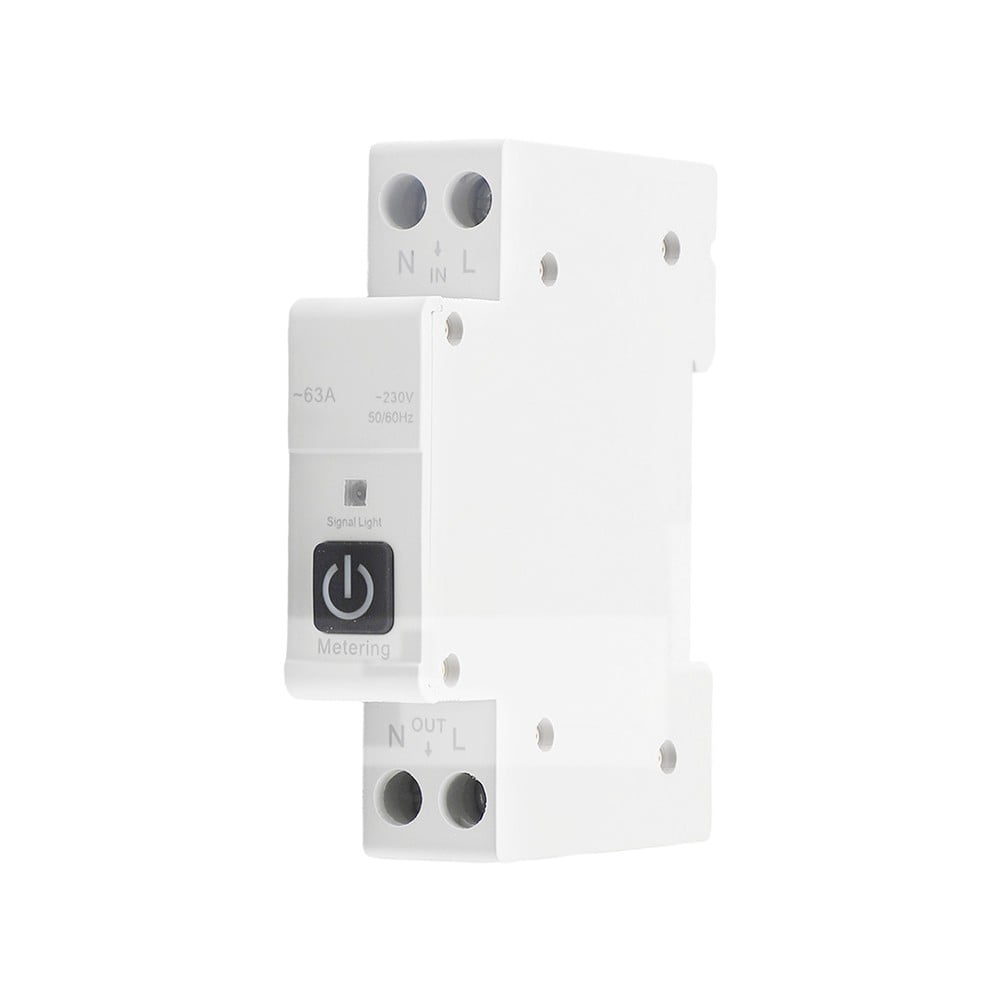 Yannee for Tuya for Zigbee Circuit Breaker for Din Rail Control Switch with metering